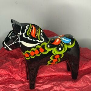 MCM Swedish Dala Horse 6.5”